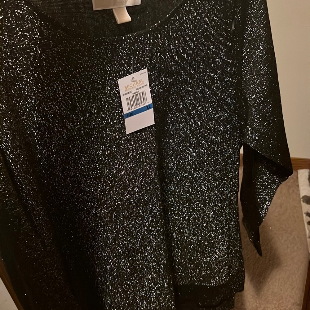 Michael kors  silver and black